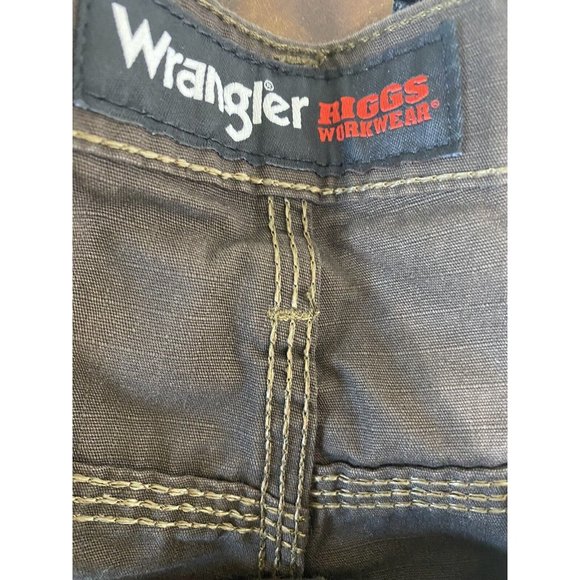 Wrangler Riggs Workwear Ranger Pant Brown Relaxed Fit Cagro Work 42 x 30 3W060DB - Picture 4 of 4